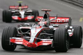 F1摩纳哥站比赛结束，迈凯伦两车手占据前两位