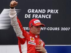 F1:回到法兰西法拉利再次发威 kimi夺冠马萨取得第二名