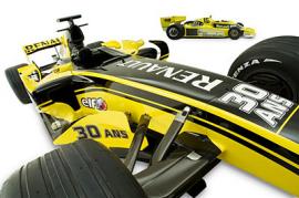 F1:30年前银石赛道雷诺首次参赛 为庆30周年新涂装亮相