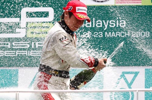小林可梦赢得了他的GP2赛事的首胜