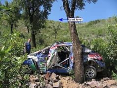 WRC创纪录的翻车福克斯创造！20多圈翻滚才停下！