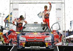 WRC09赛季英国落幕 勒布1分险胜成就拉力六冠王