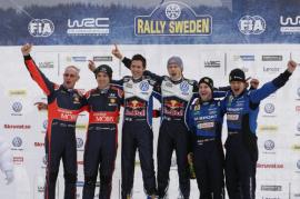 WRC瑞典站奥吉尔三夺冠军 现代再夺亚军
